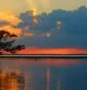 Puesta de sol en los Everglades