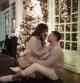 Melyssa Pinto junto a su novio Sergi en Navidad