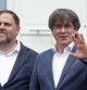 Oriol Junqueras y Carles Puigdemont volvieron a verse esta semana en Bruselas, donde denunciaron el espionaje sufrido por el independetismo