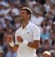 Novak Djokovic celebra su victoria en Londres, este domingo