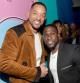 Kevin Hart junto a Will Smith, durante un evento público en el año 2016