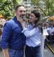 Santiago Abascal y Macarena Olona, en un mitin en Málaga
