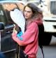 Model Cara Delevingne with pillow in, New York City, NY, USA on February 8, 2022.