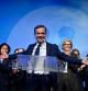 Ulf Kristersson, líder del Partido Moderado y aspirante a primer ministro, en la noche electoral en Estocolmo