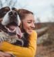 Young woman with dog