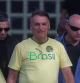 Jair Bolsonaro en la jornada de las elecciones presidenciales de Brasil