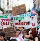 Manifestación en Madrid convocada por la Federación Plataforma Trans a favor de la Ley Trans