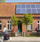 Casa con placas solares