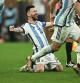 Messi celebrando la victoria