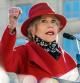 Jane Fonda speaks during 