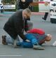 A suspect is arrested by law enforcement personnel after a mass shooting at two locations in the coastal northern California city of Half Moon Bay, California, U.S. January 23, 2023 in a still image from video. ABC Affiliate KGO via REUTERS. NO RESALES. NO ARCHIVES. MANDATORY CREDIT. DO NOT OBSCURE KGO EXCLUSIVE CREDIT