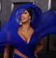 Cardi B en la alfombra roja de los Grammy