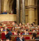 Magí Coscollola y Josep Puig en el Parlament  de Catalunya.