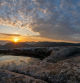 Agua acumulada de la lluvia en Sant Feliuet de Savassona.