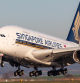 Un Airbus A380 de Singapore Airlines en el aeropuerto de Zurich