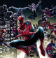 Un multiverso lleno de arañas:Spiderham (Peter Porker), Spiderwoman (Gwen Stacy), Spiderpunk (Hobart Brown), Spiderman Superior (Otto Octavius), Spidermono, Miles Morales o Peter Parker son algunas de las variantes de este superhéroe