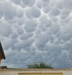 Techo de nubes mammatus en Robres.