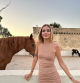 Chiara Ferragni con el vestido de Zara