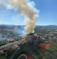 Incendio de vegetación en Collbató