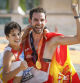 María Pérez y Álvaro Martín celebran sus victorias en los 35 km, este jueves en Budapest