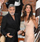 Amal y George Clooney con sus looks para asistir a los Premios DVF