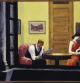 En ‘Piso enNueva York’, de 1932, no caben conclusiones fáciles. Sí, EdwardHopper retrata la soledad, pero también espía a las ventanas en sus paseos nocturnos. Lo que ve es solo un instante. ¿Pareja infeliz? A saber...
