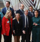 Brussels (Belgium), 09/11/2023.- (R-L first row) Liechtenstein's Secretary General, Ministry of General Government Affairs and Finance Simon Biedermann, Iceland's Finance Minister Thordis Kolbrun Reykfjord Gylfadottir, European Commissioner for Economy Paolo Gentiloni, Spanish Minister of Economy Nadia Calvino, Swiss State Secretary for Economic Affairs Helene Budliger Artieda and Norway's Finance Minister Trygve Slagsvold Vedum pose for a family photo at the start of an Economic and Financial Affairs council with EFTA countries in Brussels, Belgium, 09 November 2023. (Bélgica, Islandia, Noruega, Bruselas) EFE/EPA/OLIVIER HOSLET