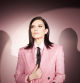 De rosa. Pausini, que viste un trabajo diplonático de MSGM acaba de publicar, con un éxito de ventas apoteósico, el disco 'Almas paralelas'