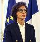 Paris (France), 12/01/2024.- Newly appointed French Minister of Culture Rachida Dati attends the handover ceremony in Paris, France, 12 January 2024. The newly Reshuffled cabinet for France's new Prime Minister Gabriel Attal was announced on January 11, two days after President Macron announced his nomination to become the youngest French head of the government. (Francia) EFE/EPA/MOHAMMED BADRA