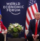 FILE PHOTO: Then-U.S. President Donald Trump speaks dutring a bilateral meeting with European Commission President Ursula von der Leyen during the 50th World Economic Forum (WEF) annual meeting in Davos, Switzerland, January 21, 2020. REUTERS/Jonathan Ernst/File Photo