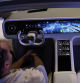 A TCL CSOT Intelligent Cockpit automotive display at the 2024 CES event in Las Vegas, Nevada, US, on Wednesday, Jan. 10, 2024. The event typically doubles as a preview of how tech giants and startups will market their wares in the coming year and if early announcements are any indication, AI-branded products will become the new