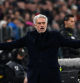 (FILES) Roma's Portuguese coach Jose Mourinho reacts from the technical area during the Italian Serie A football match between Juventus and Roma at the Allianz Stadium in Turin, on December 30, 2023. Jose Mourinho has been sacked as coach of AS Roma, the Serie A club saying in a statement on January 16, 2024. 