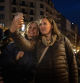 Selfies en cruce de Paseo de Gracia con Gran Via