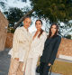 Adwoa Aboah, Victoria Beckham y Emily Ratajkowski en el evento de lanzamiento de la colaboración de Victoria Beckham con Mango