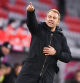 Munich (Germany), 15/02/2021.- Bayern's head coach Hansi Flick reacts during the German Bundesliga soccer match between FC Bayern Munich and DSC Arminia Bielefeld in Munich, Germany, 15 February 2021. (Alemania) EFE/EPA/LUKAS BARTH-TUTTAS / POOL CONDITIONS - ATTENTION: The DFL regulations prohibit any use of photographs as image sequences and/or quasi-video.