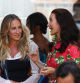 Sarah Jessica Parker y Kristin Davis durante el rodaje de la tercera temporada de 'And Just Like That...'