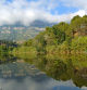 Reflejos de Montserrat en el Llobregat.