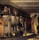 Fidias mostrando el friso del Partenón a sus amigos (1868). Representación artística de Fidias hecha por el pintor neerlandés Lawrence Alma-Tadema.