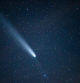 El cometa C/2023 A3 (Tsuchinshan-ATLAS) acompañado de estrellas fugaces Oriónidas.