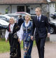 Marit Tjessem, Juliane Snekkestad and Marius Borg during the confirmation of Prince Sverre Magnus in AskerChurch, Asker, Norway, September 5, 2020. *** Local Caption *** .