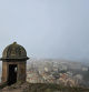 Niebla en el castillo de Cardona.