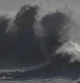 Gran ola en la playa de Gavà.