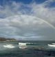 Gran arco iris en La Fosca en pleno temporal.