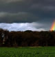 Arco iris con cumulonimbus arcus en Balenyà.