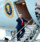 Donald Trump, en las escaleras del Air Force One