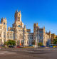 Plaza de Cibeles, Madrid, Spain.