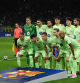 FC Barcelona players pose for a team picture before the start of the UEFA Champions League semi-final second leg football match between Inter Milan and FC Barcelona at the San Siro stadium in Milan on May 6, 2025. (Photo by PIERO CRUCIATTI / AFP)