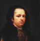Autorretrato de Goya, hacia 1773, con 27 años.