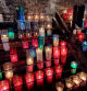 Velas encendidas en Montserrat.