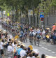 La etapa del Tour del 9 de julio del 2009, por las calles de Barcelona. En este caso, el paseo Sant Joan